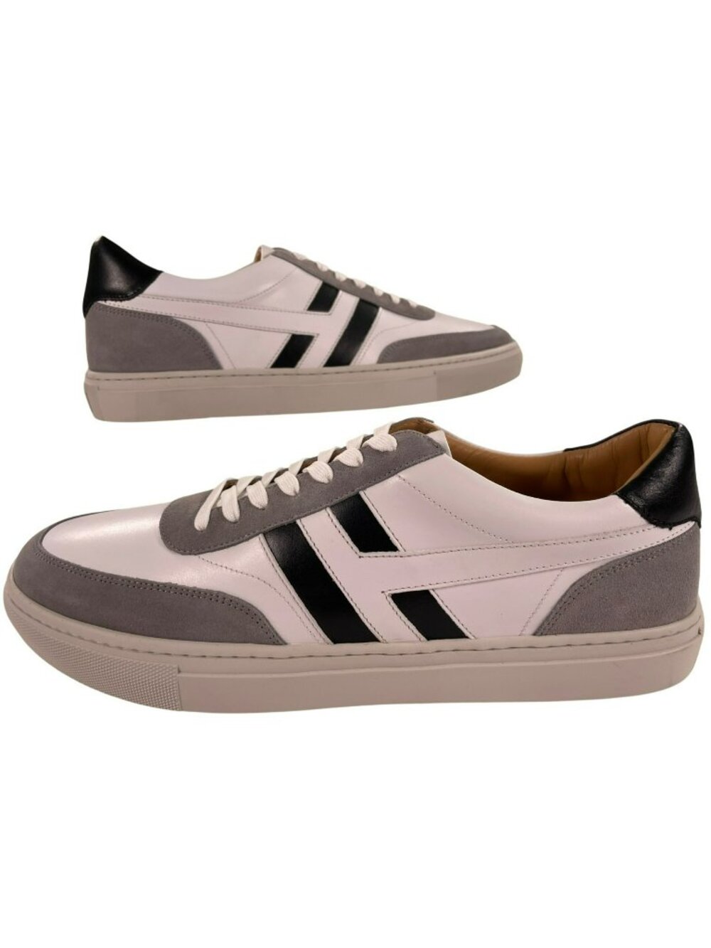 Thursday Everyday Era Granite Sneakers White & Gray W/Dust Bag Men's Size 15 NEW